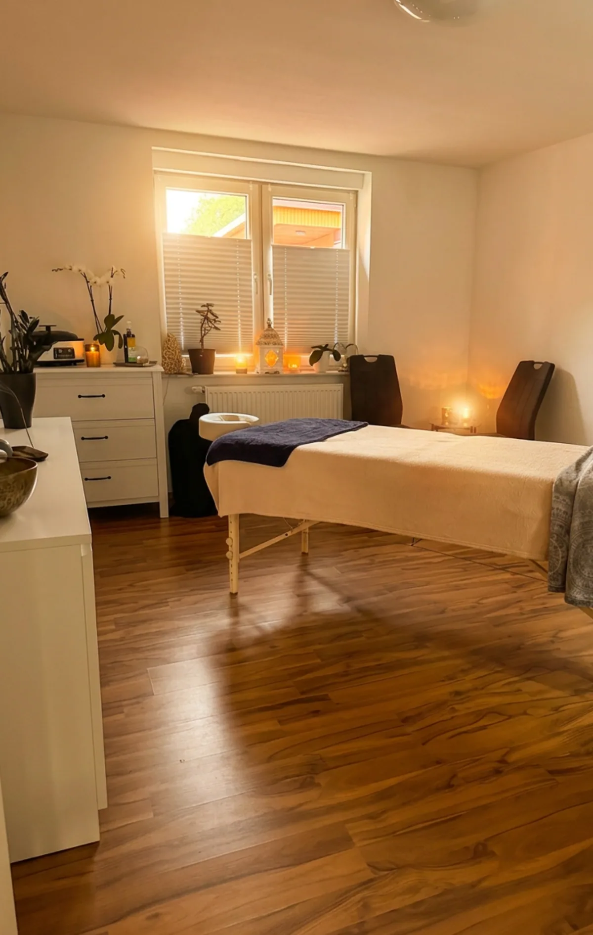 Behandlungsraum der Wellnessoase von Monique Michels in Röbel/Müritz